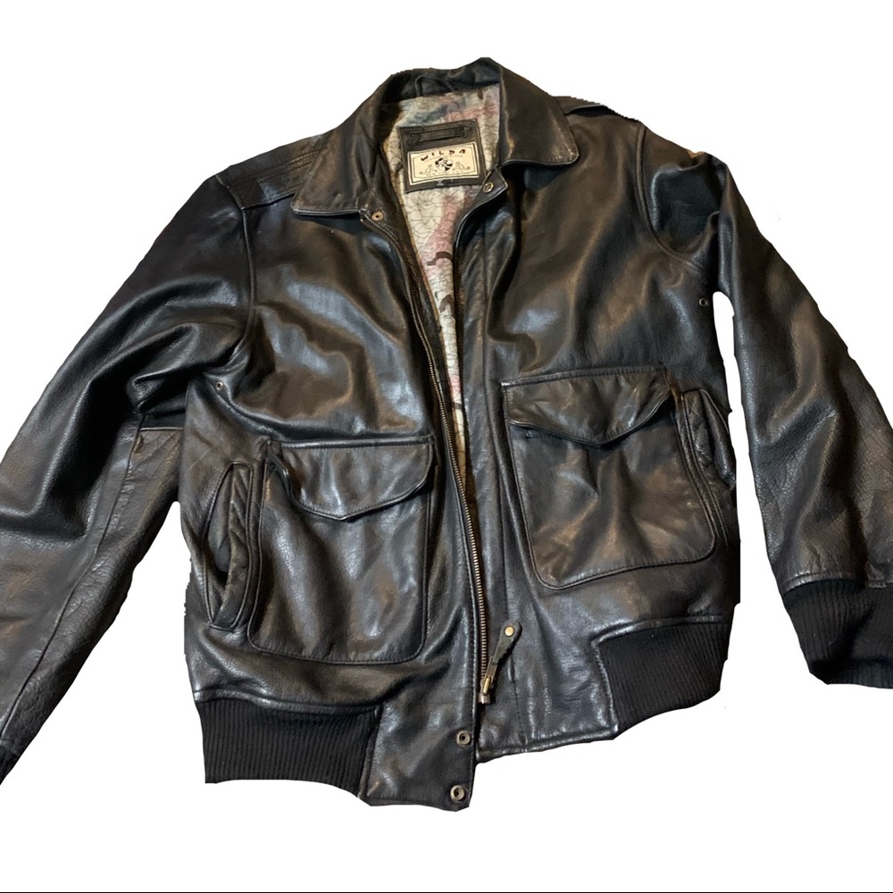 Vintage Wilda G3 Bomber Leather Jacket